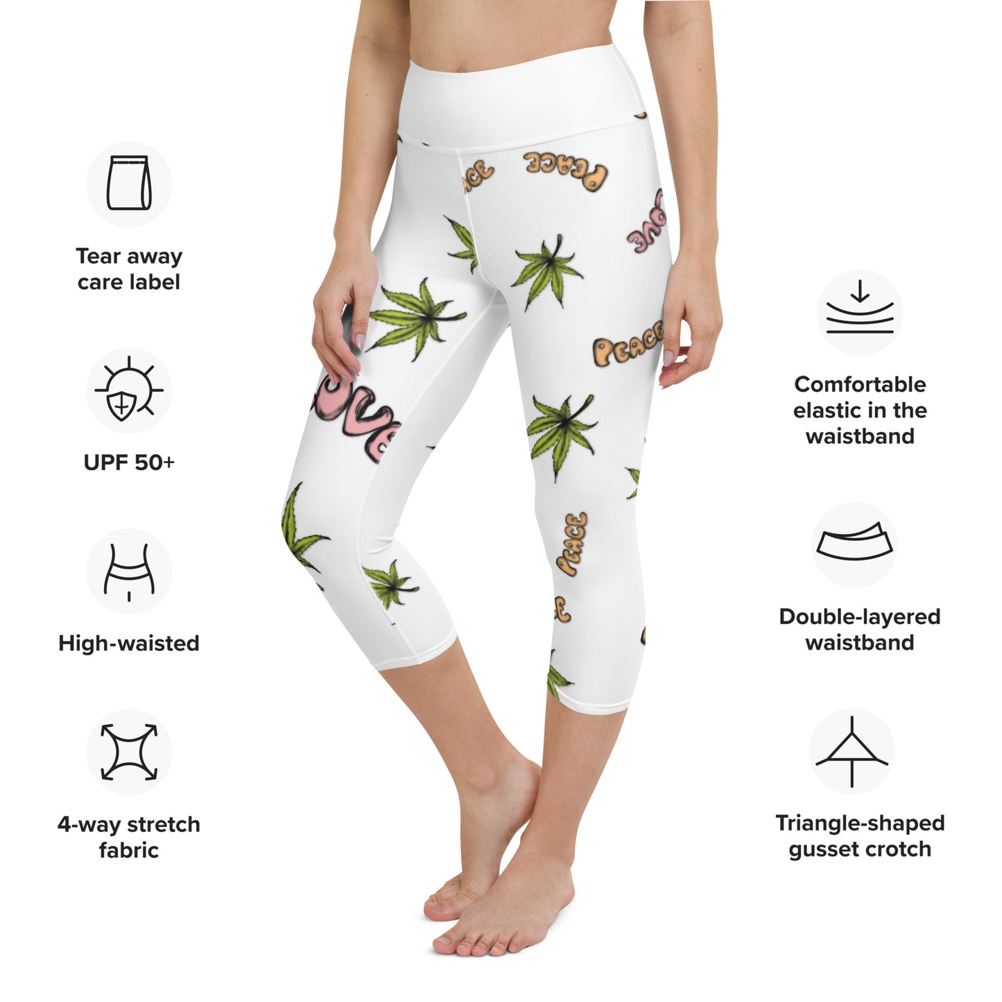 Natty Yoga Capri Leggings