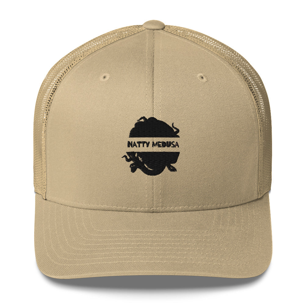 Natty medusa Trucker Cap Blk