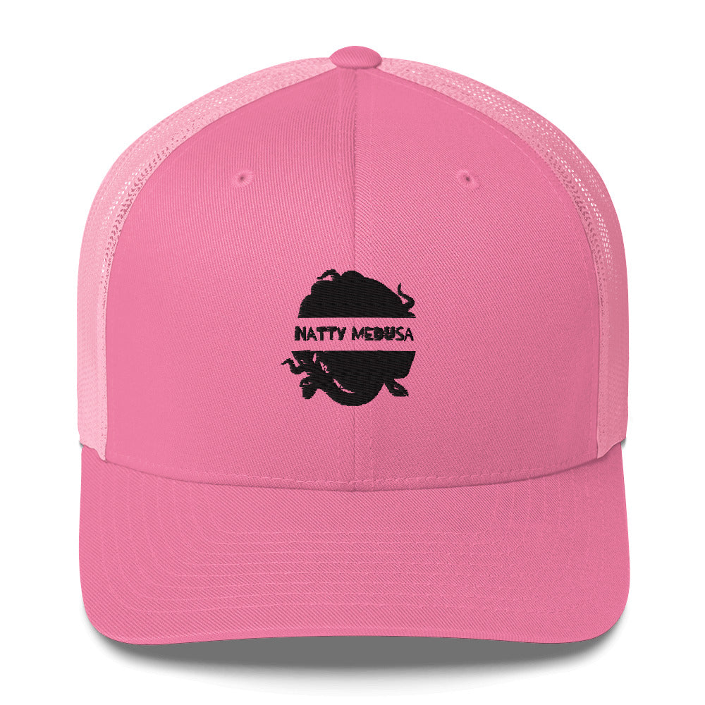 Natty medusa Trucker Cap Blk