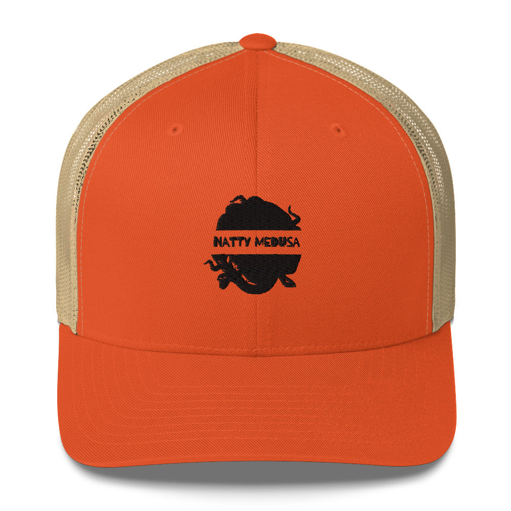 Natty medusa Trucker Cap Blk