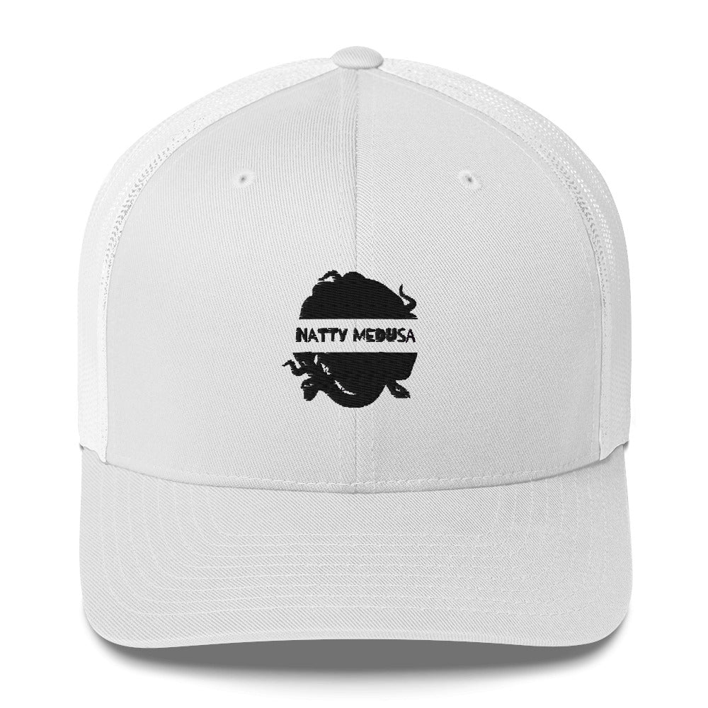 Natty medusa Trucker Cap Blk