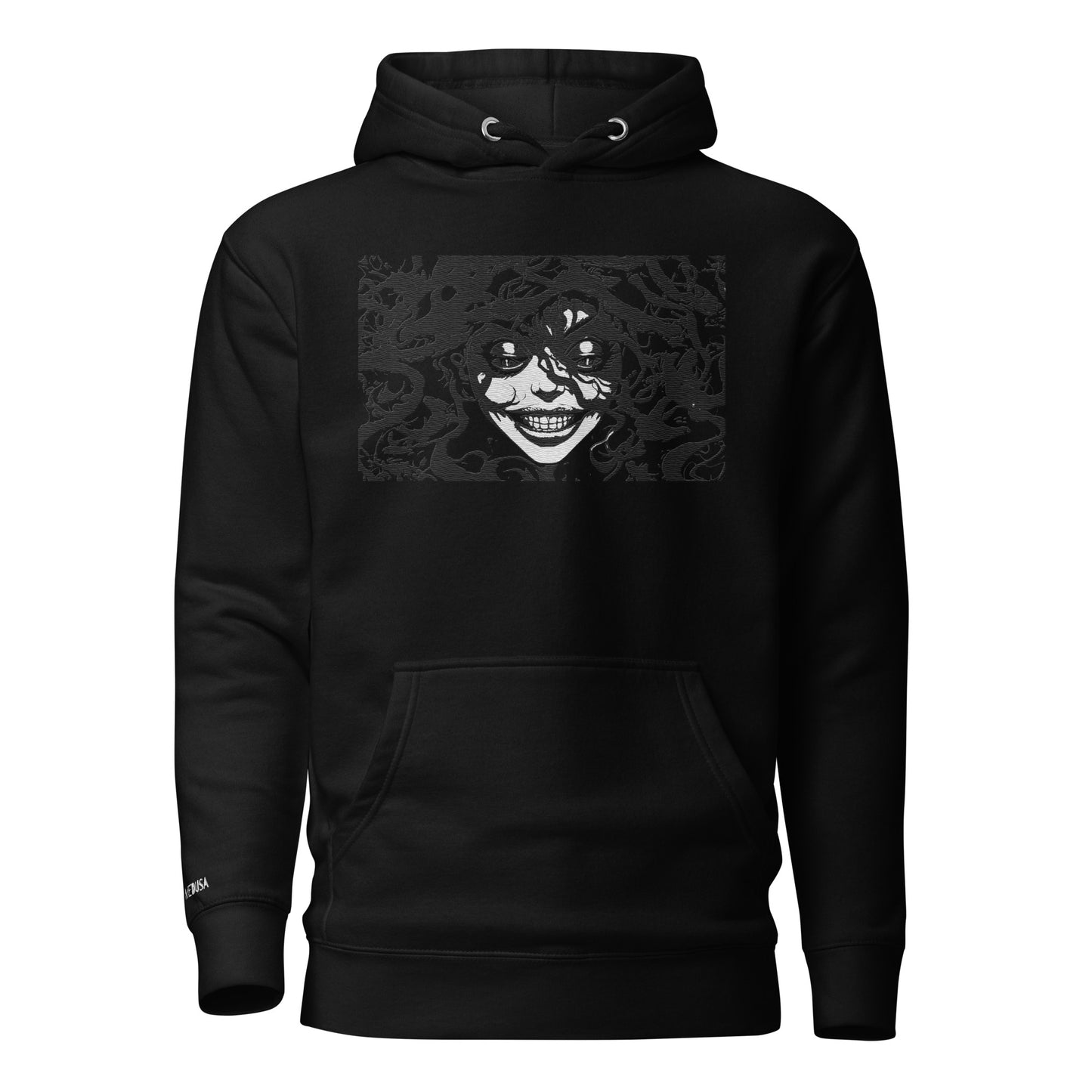 black and white Unisex Hoodie